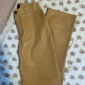 Hollister Co Tan Leather Pants